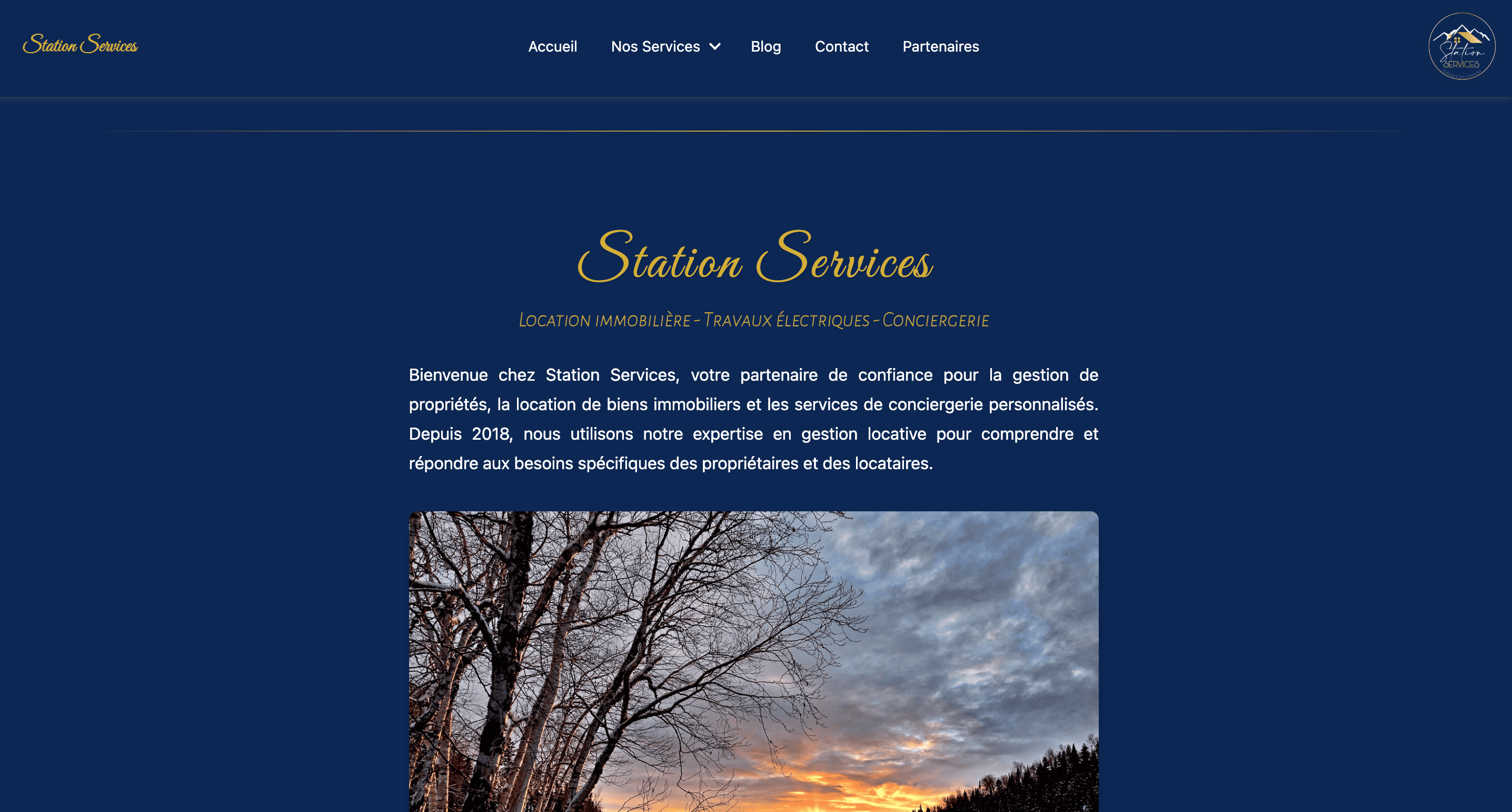 Station Services homepage
