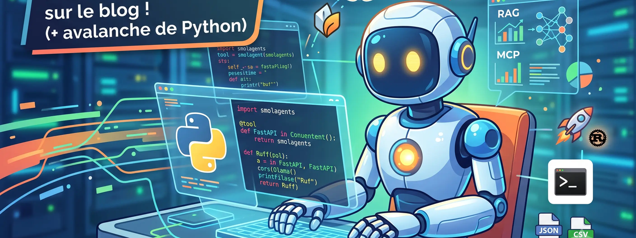 L'IA débarque en force ! (+ avalanche d'articles Python)