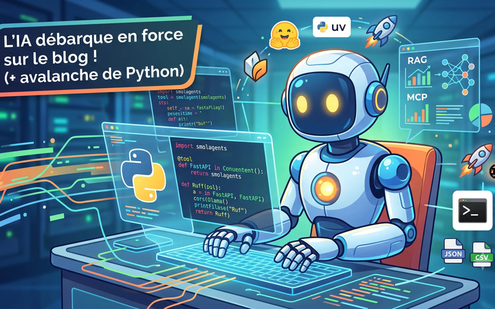 L'IA débarque en force ! (+ avalanche d'articles Python)